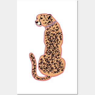 Girly Cheetah Posters and Art